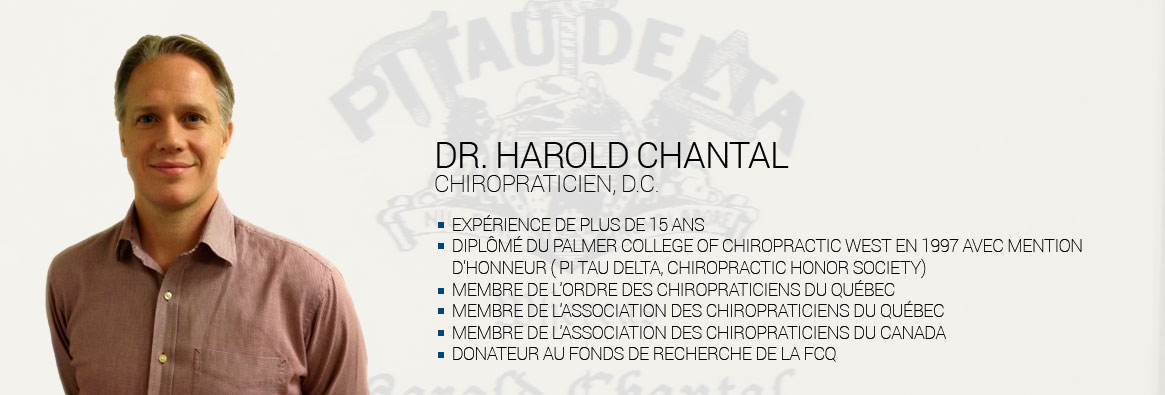 Harold Chantal - Notre équipe